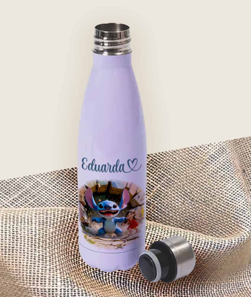 Squeeze Garrafa Térmica Inox Branca 450ml