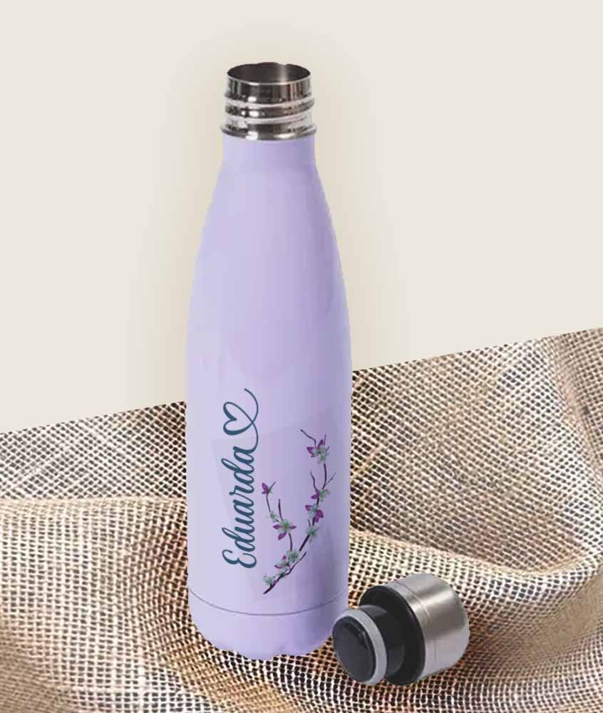 Squeeze Garrafa Térmica Inox Branca 450ml